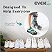 EVENup - Shoe Lift for Walking Boot I Adult Size Medium I Shoe Balancer for Use with Fracture Boots or Leg Length Discrepancy I 3 Adjustable Heights for Gait Improvement I Shoe Leveler, Shoe Riser