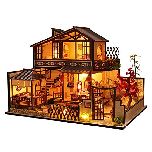 Handcraft Room Craft Kits, Mini-Holzminiatur-Puppenhaus 3D-Gewächshaus Mit Möbeln, DIY-Puppenhaus-Modellbausatz, Für…