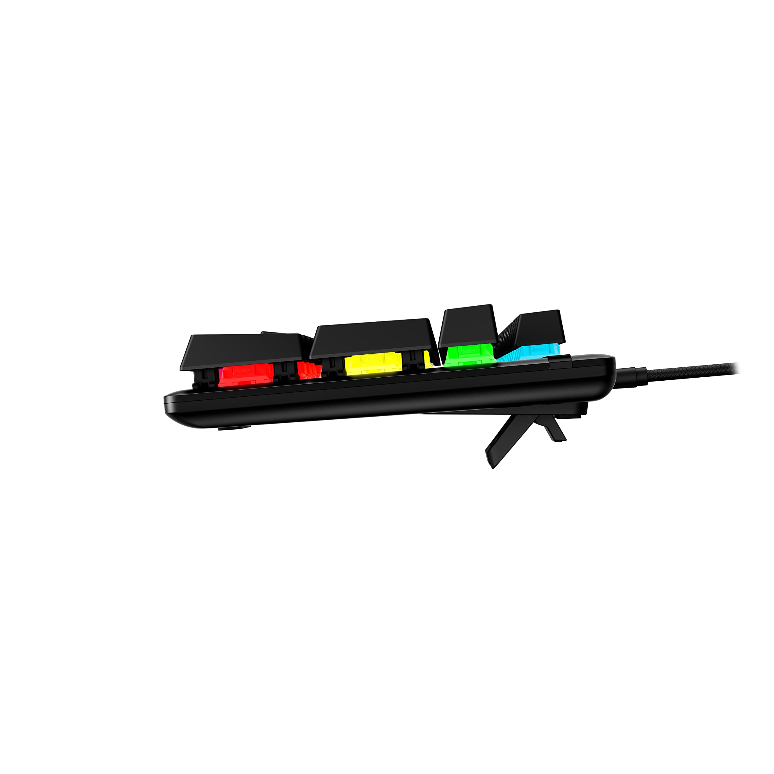 HyperX Alloy Origins PBT – mechaniczna klawiatura do gier, nasadki klawiszy PBT, klawisze RGB, HyperX mechaniczne przełączniki, przełączniki, kompaktowa, przenośna, wytrzymała obudowa aluminiowa,