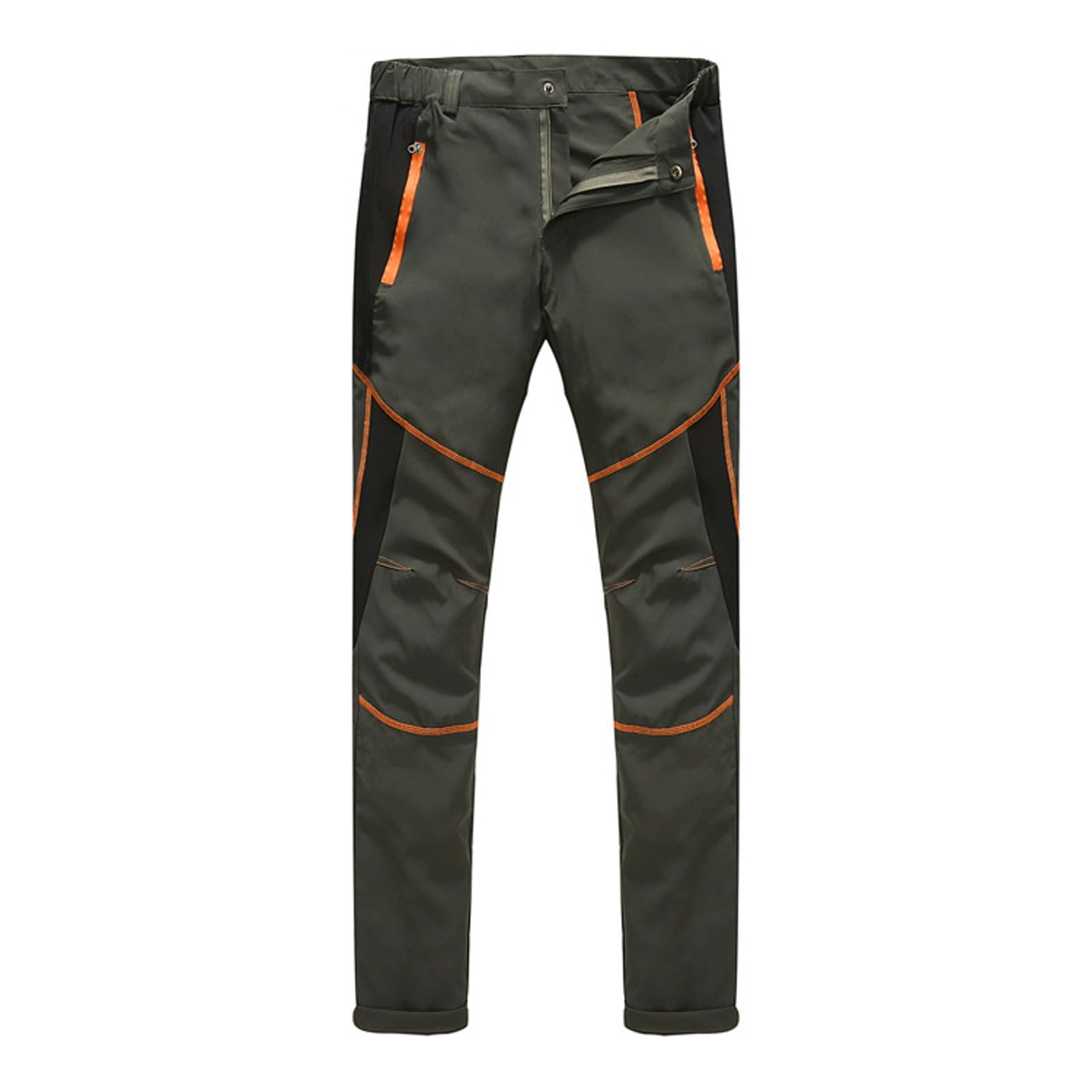 Pantaloni Trekking Uomo, Pantaloni Tattici Impermeabili Termici, Softshell Antistrappo Traspiranti ed Elasticizzati per Caccia Montagna Snowboard Lavoro