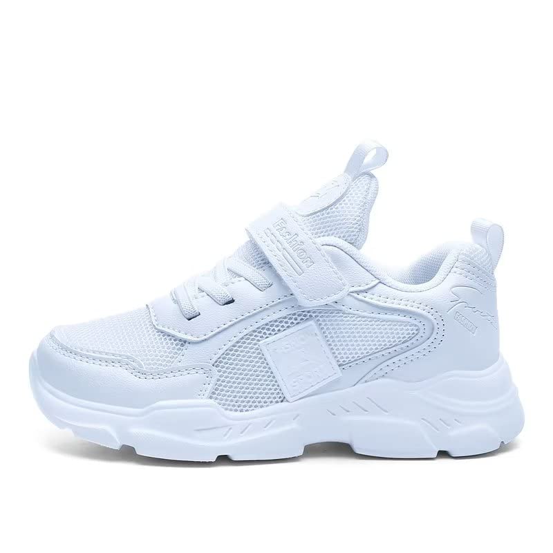 Kids Double net White Shoes2