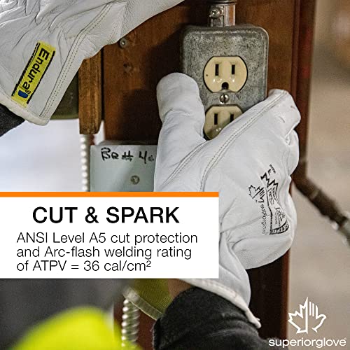 Superior-Glove-Goatskin-Leather-Work-Gloves-Kevlar-Cut-Hand-Protection-378GKTFG