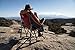 GCI Outdoor Pod Rocker Collapsible Rocking Chair & Outdoor Camping Chair, Indigo Blue