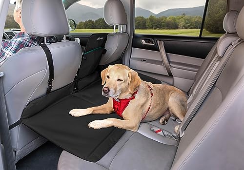 Kurgo Dog Backseat Bridge Car Extender, Seat Bridge for Dogs, Padded Pet Car Barrier, Reversible, Water Resistant, Universal Fit, Cup Holder & Pocket, Up to 100 lbs by Kurgo - Used condition - CA$51.30
