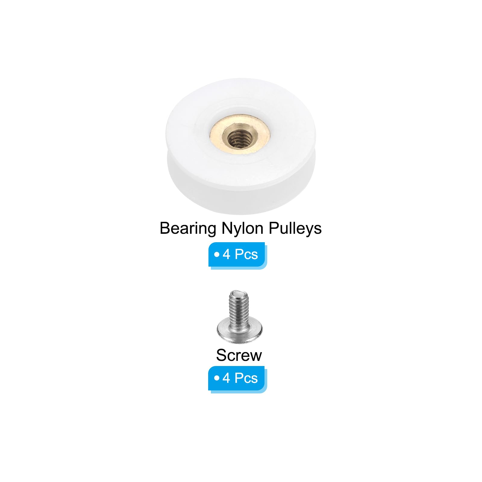 PATIKIL Shower Door Rollers 22.5mm/0.8" - Image 3