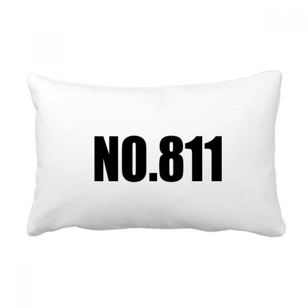 Coussin lombaire No.811 Chanceux Numéro, le cadeau déco salon parfait