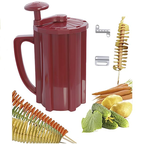 BOZHENYULEI 3-in-1 Commercial Spiral Cutter