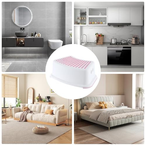 Tabouret de toilette ergonomique et robuste avec base épaisse antidérapante