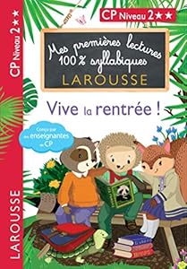 Livres Couvertures de Mes premières lectures 100 % syllabiques - Vive la rentrée