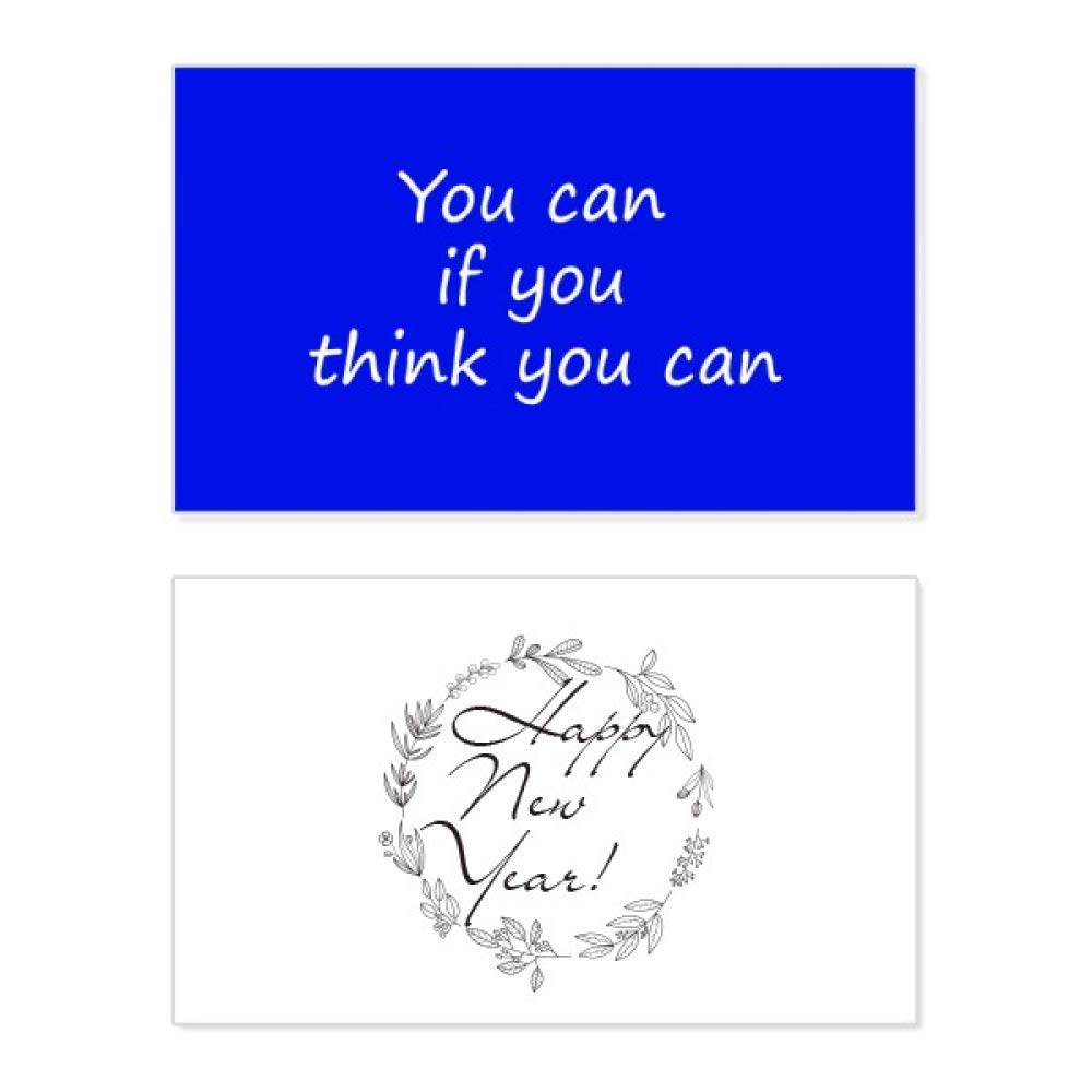 Tarjeta conmemorativa con mensaje inspirador de alta calidad para Año Nuevo 5