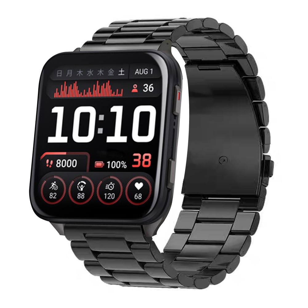 Bracelet en titane pour Garmin Venus X1, 24 mm, bracelet en métal à dégagement rapide avec boucle intégrée de rechange pour montre Garmin Venu X1, 24mm, Titane, No Gemstone