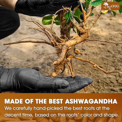 Image of TOG999, Premium 120 Ashwagandha Root Tea Bags, 100% Natural & Pure, Ashwagandha Root Herbal Tea. No Sugar, No Caffeine, No Gluten, Vegan.