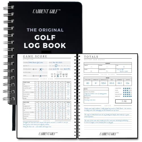 CADDENT GOLF Wire-Bound Notebook