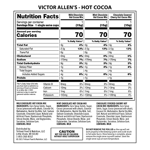 Victor Allen's Coffee Ultimate Variety Pack (Coffee, Cocoas & Cappuccinos), 42 Count, Single Serve Coffee Pods For Keurig K-Cup Brewers #TOP3