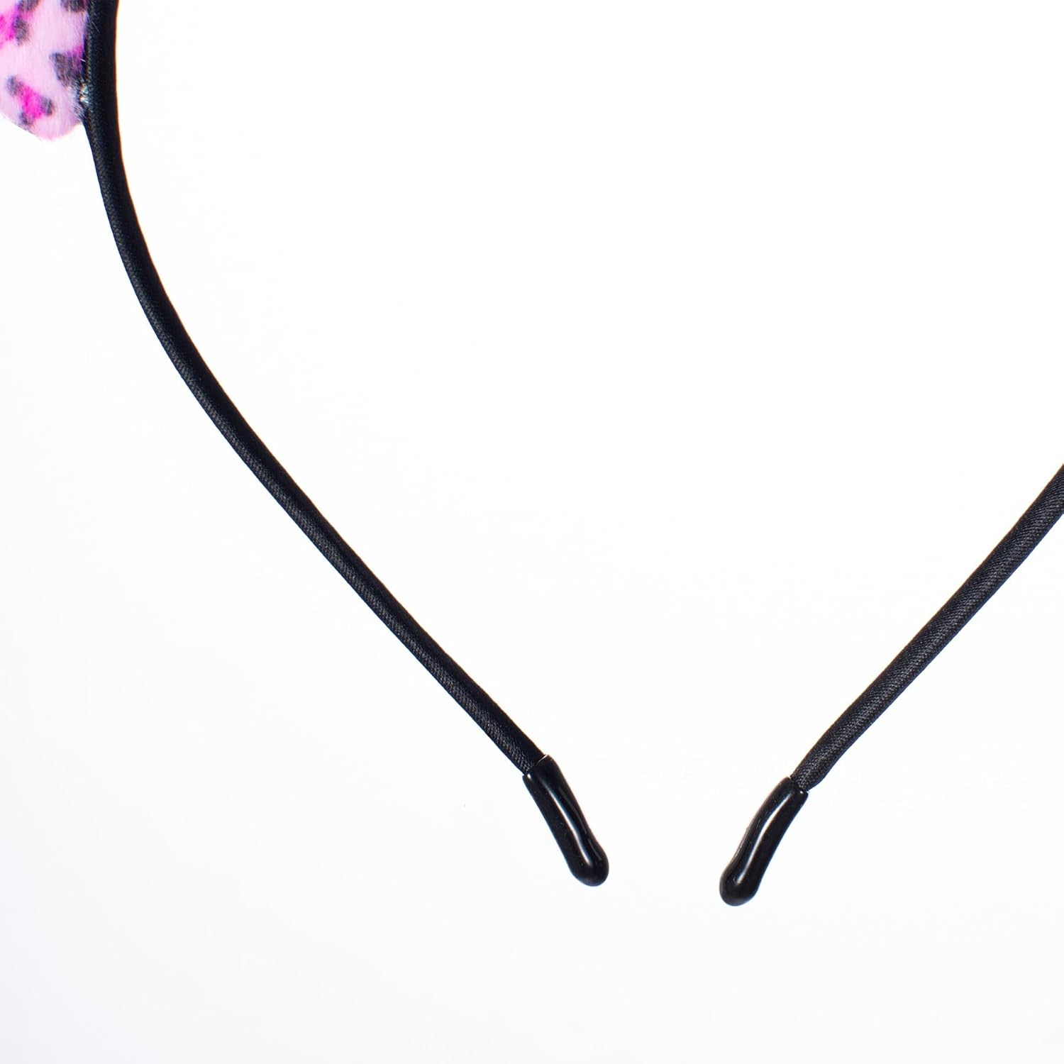 Party Chili Leopard Cat Ears Headband for Women – Furry Cosplay Hairband for Halloween, Costume Parties, Leopard Ear Hair Accessory for Adults - Pink - Image 3
