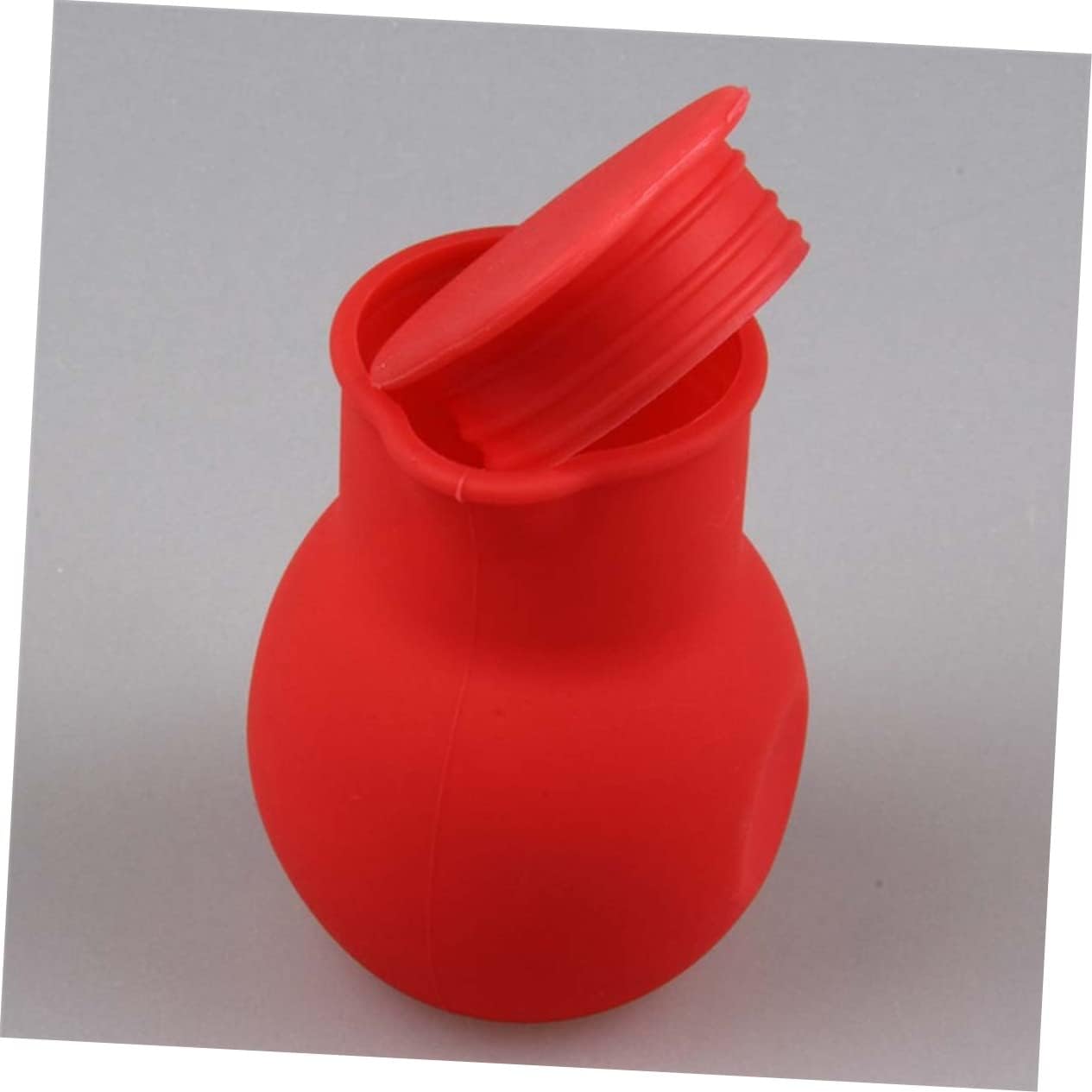 Silicone Chocolate Melting Pot for Easy Melting and Pouring Microwave Safe Baking Tool for Chocolate and Sauces Red