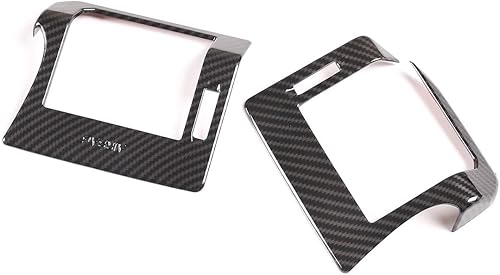 Miniatura 4 de YIWANG Estilo de fibra de carbono ABS Tablero de instrumentos Aire acondicionado Ventilación Interior Accesorios de coche para Land Rover Defender