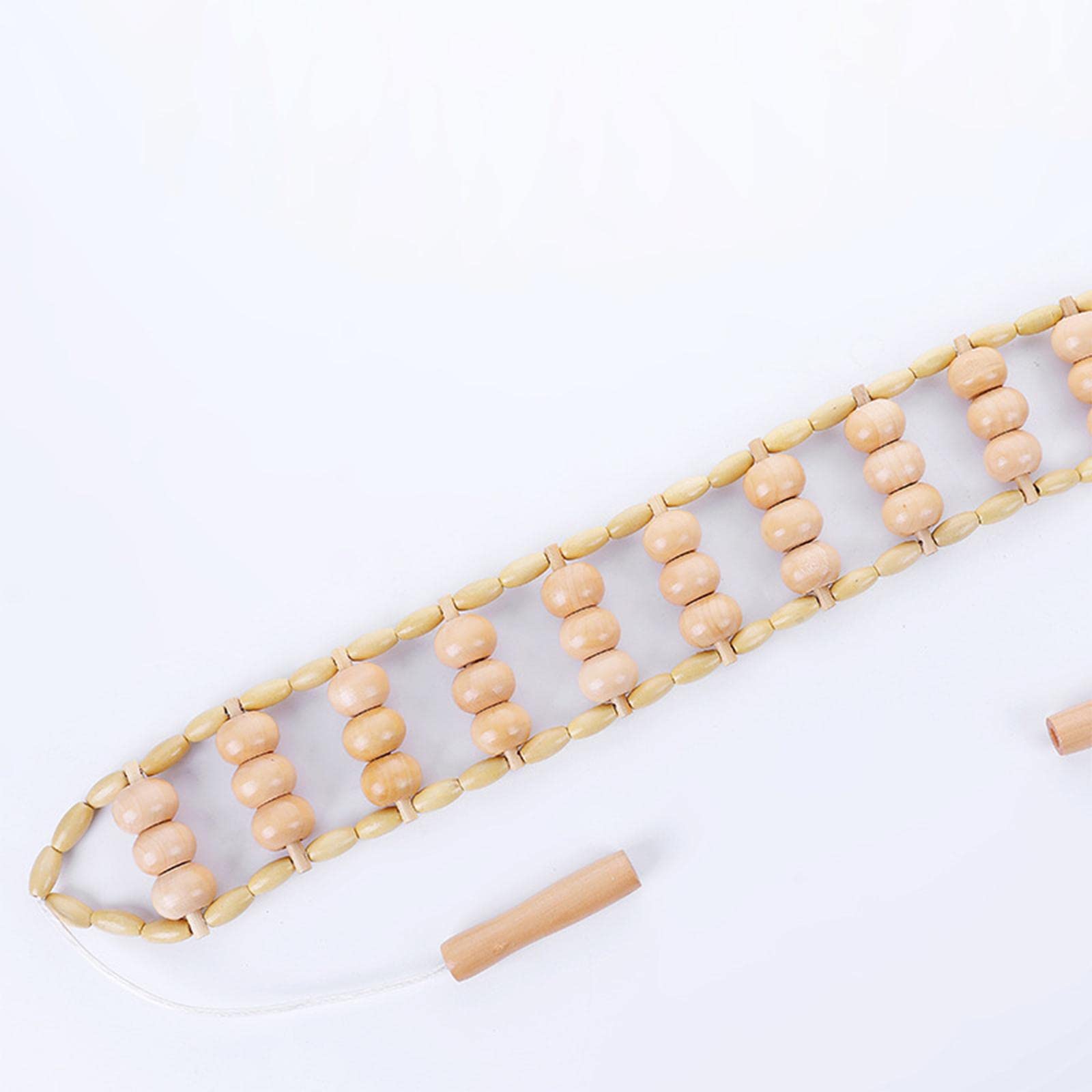 5 Rodillos de Madera para Masaje Linfático Corporal, Alivio de La Celulitis Y El Dolor Muscular.