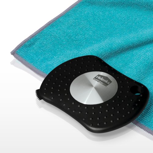 Zielonka 50351 zilokitchen Active Savon Zilosoap Active avec Torchon Zilotex en Microfibre Noir