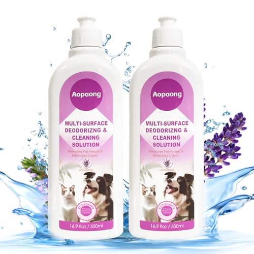 Aopaong Multi-Surface Floor Cleaning Solution Lavender Scent, Household Floor Cleaner