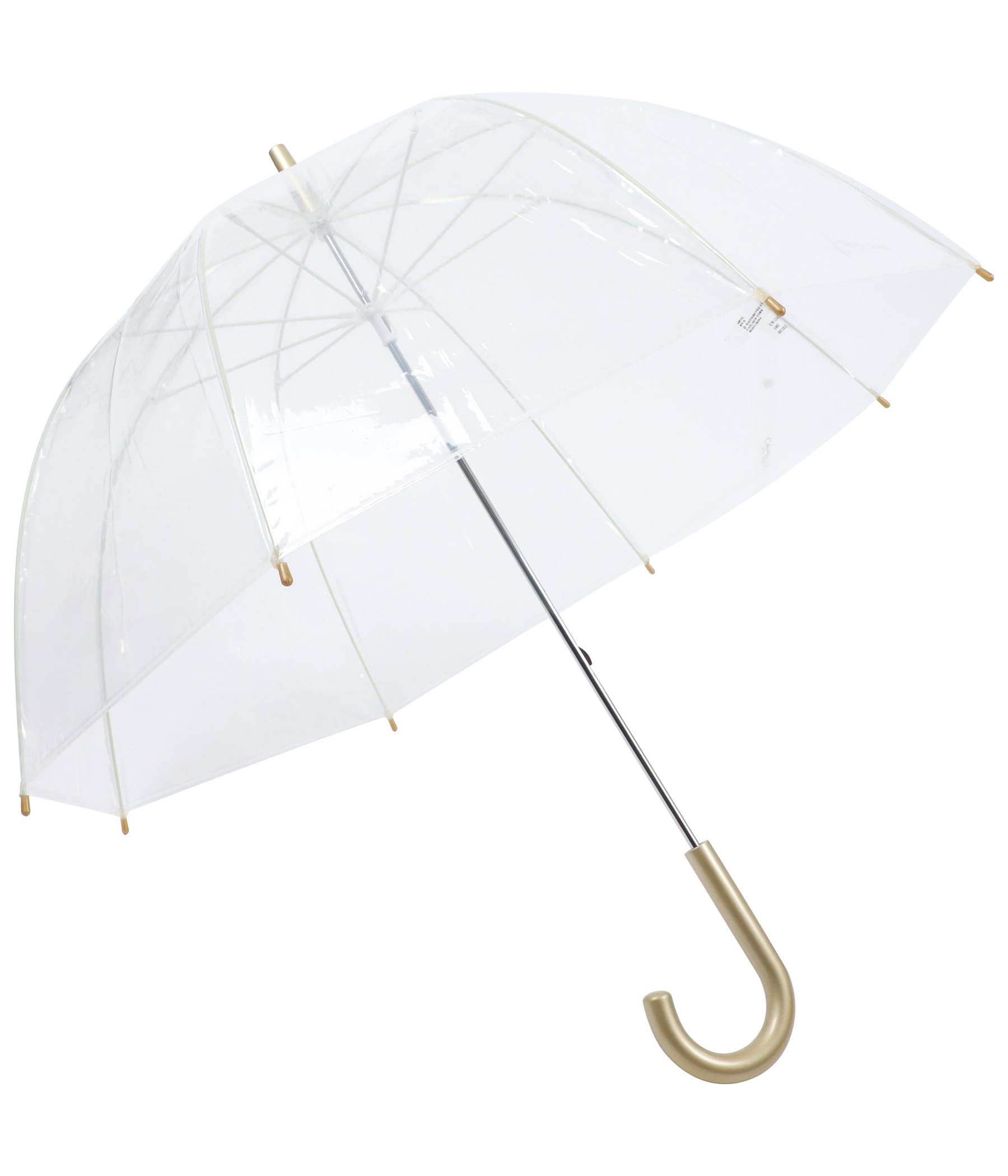 Capelli New York Adult Umbrella, Clear Umbrella for Rainy Days, Travel Essentials, Must-Have College Dorm Essentials