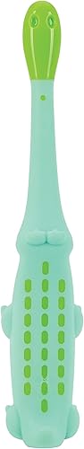 Miniatura 6 de Dr. Talbot's Cepillo de dientes de entrenamiento para niños pequeños - Cepillo de dientes suave para niños - 6+ meses - cocodrilo
