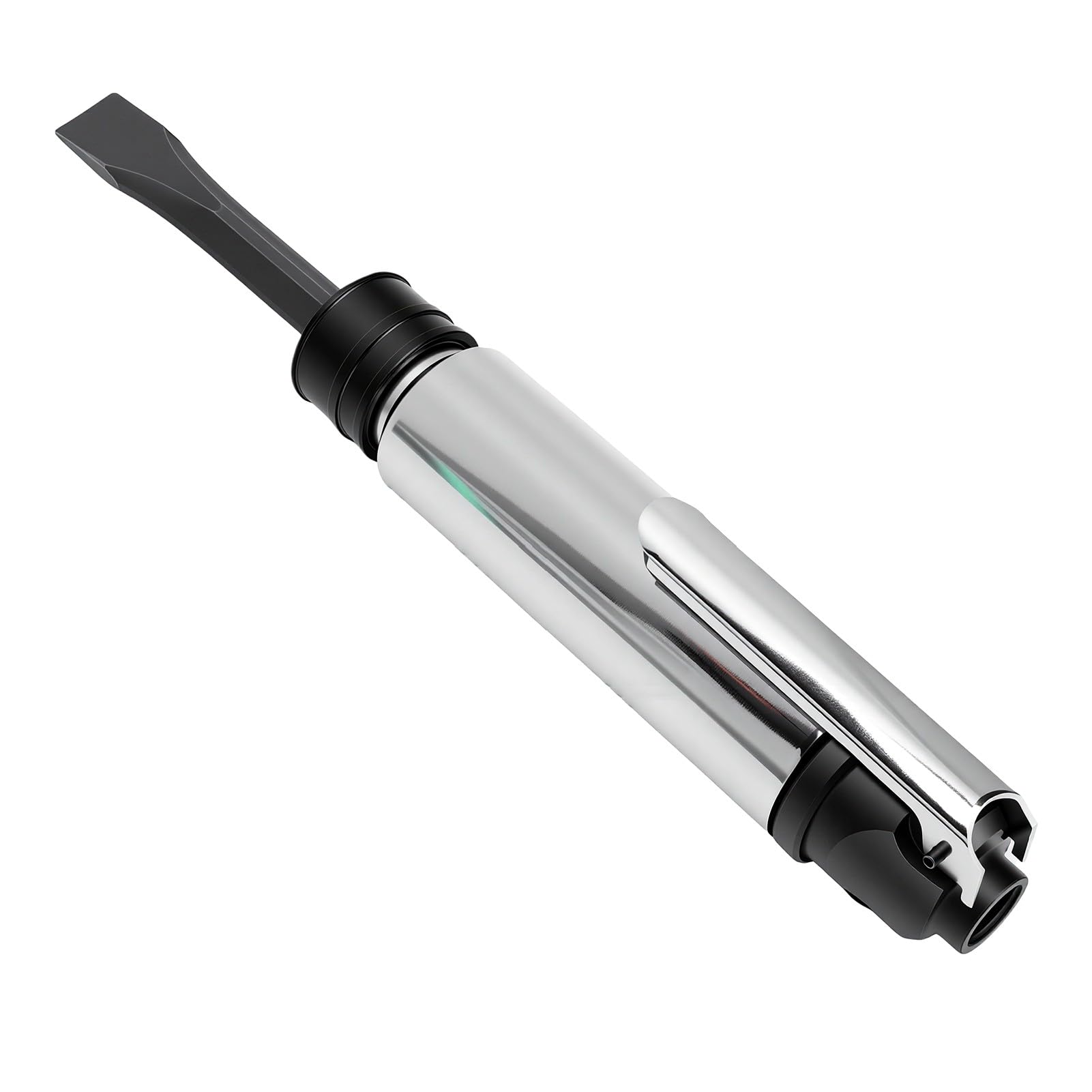 Topiky Spazzaneve Pneumatico con 3 Scalpelli, Strumento Antiruggine per | Straight Handle Air Chisel Hammer, Reinforced Alloy Cylinder, for Concrete Grooving and Welding Slag Removal