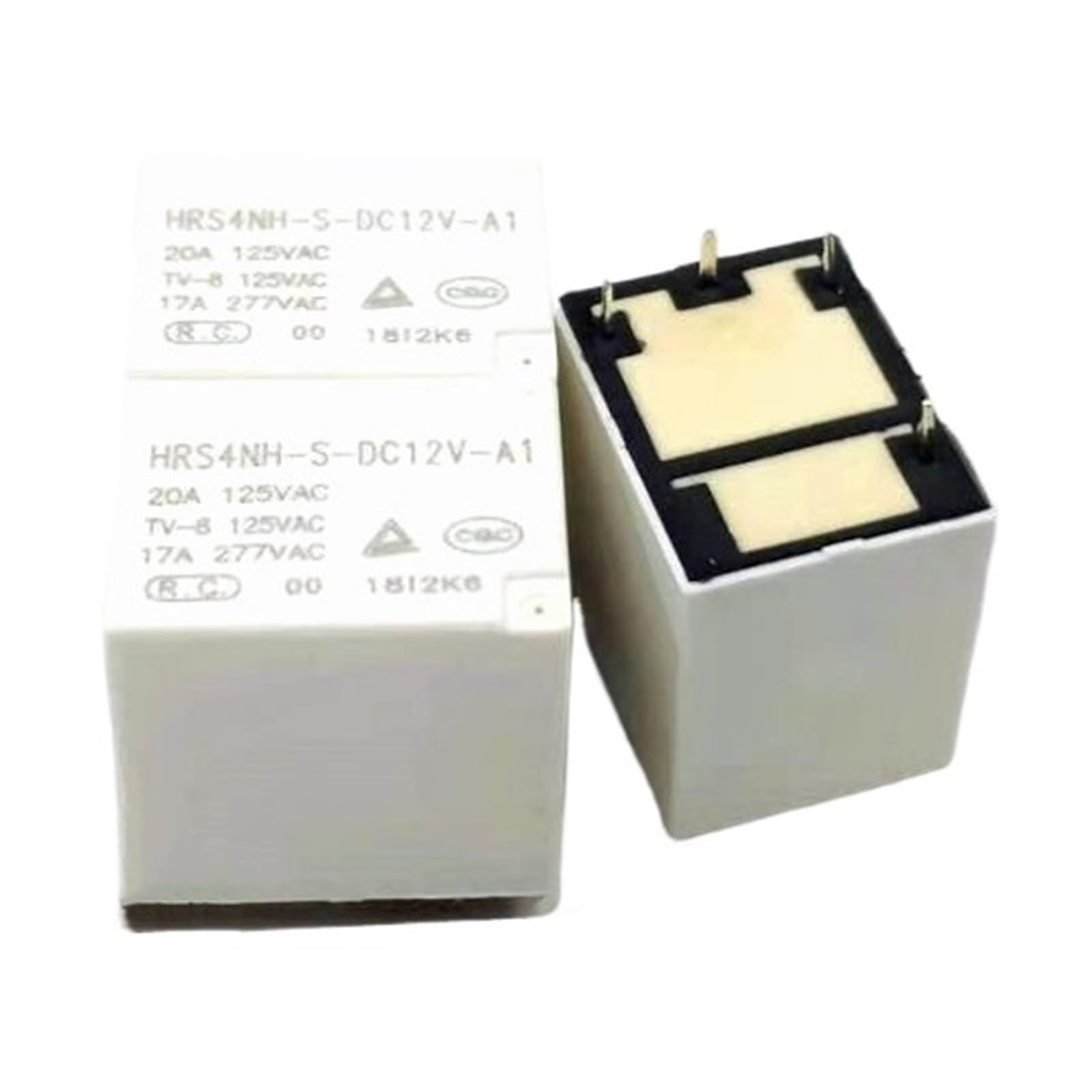Relais HRS4NH-S-DC12V-A1 12V 20A à 4 broches pour circuits électroniques