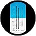 Anpro Brix Refractometer with ATC,Refractometer for win Moisture, Brix and Baume,Dual Scale-Specific Gravity 1.000-1.130 and Brix 0-32%, for Wine Making,Beer Brewing,Maple Syrup,Molasses