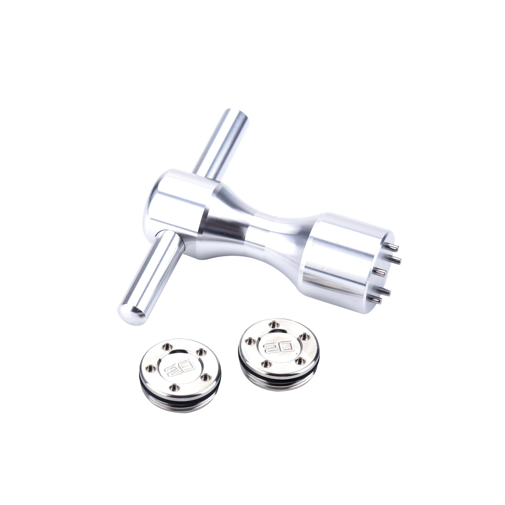 DAZUZD Golf Weight 2pcs 5g/10g/15g/20g/25g/30g/35g/40g Golf Weights Wrench Kit Fit Titleist Scotty Cameron Putter Newport