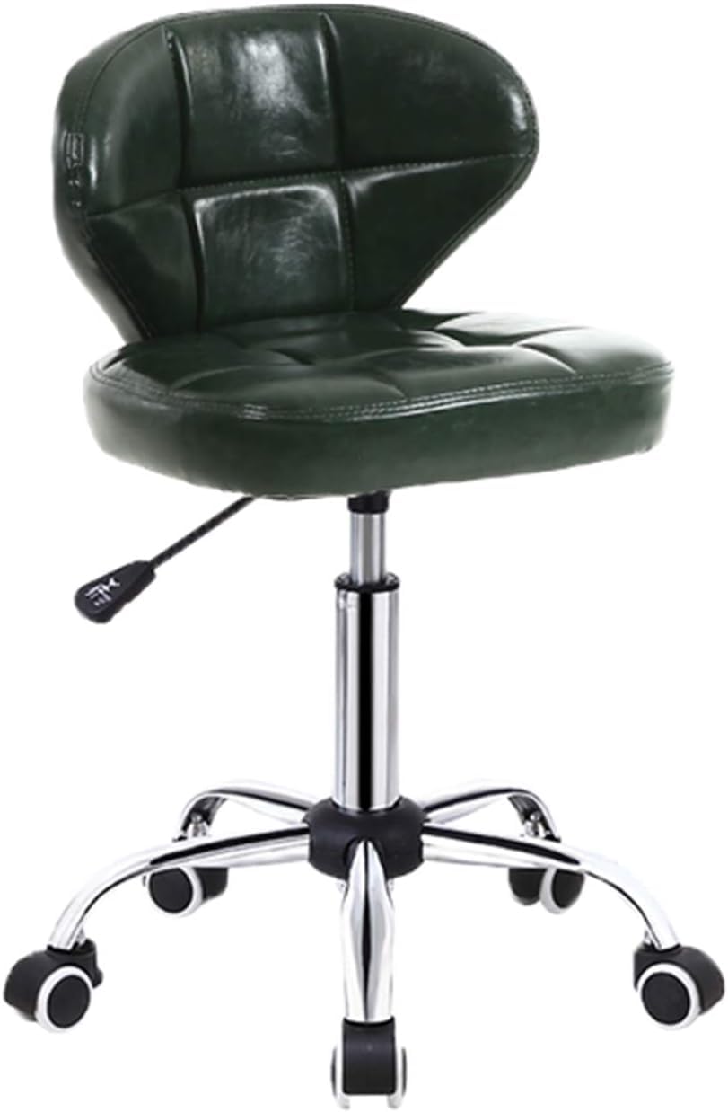 Chaise de bureau réglable hauteur siège ordinateur à roues
