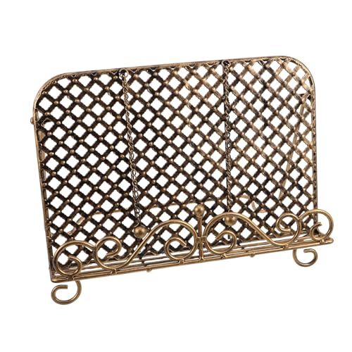 Support de livre cuisine vintage or pour cuisiner confortablement