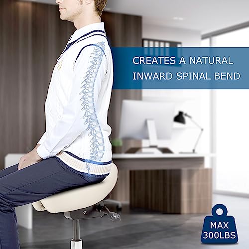 Cadeira ergonômica – banquinho ajustável para salão, spa, desenho, tatuagem e tecnologia de cílios