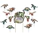SNOWZAN torta topper dinosauro dinosauro torta topper dinosauro torta topper dinosauro torta topper dino cupcake toppers animale cocktail spiedo torta topper compleanno ragazzo torta toppers per festa