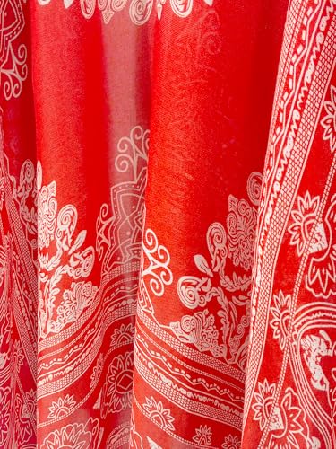 Image of Spicy Sandia Kimonos for Women Floral Beach Cover Up Loose Swimsuit Bathing Suit Coverup Cardigan for Summer Swimwear