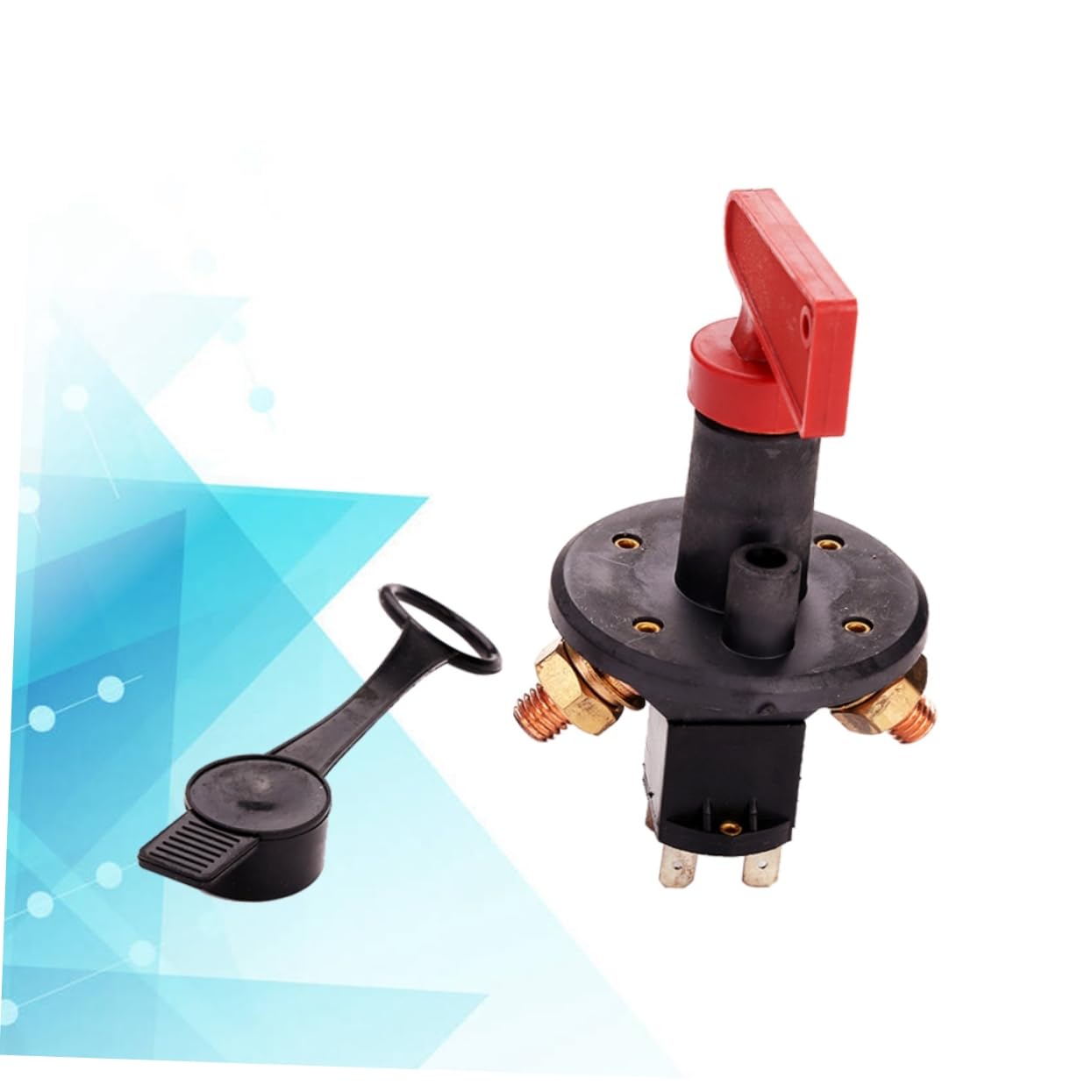 ULTECHNOVO 150a Battery Kill Switch for Boat Style Yd100 Marine Battery Isolator Black