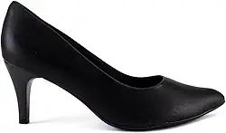 Scarpin Piccadilly Luiza Conforto Feminino, Salto Alto, Preto