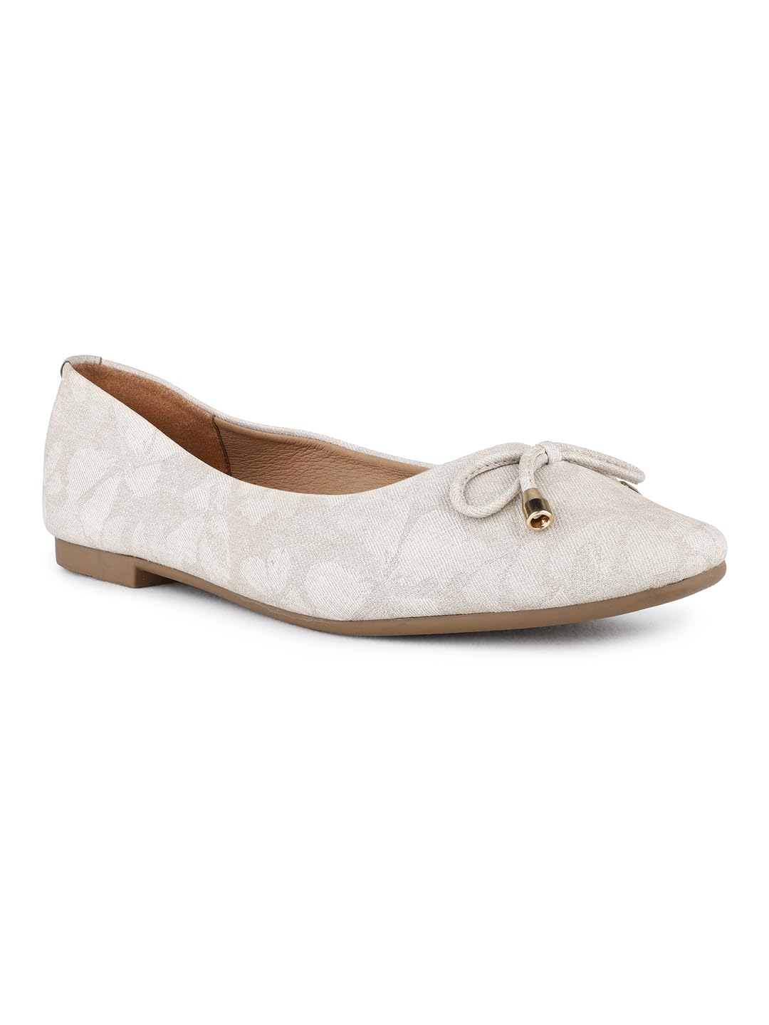inc.5 Womens Beige Solid Pointed Toe Ballerinas-picture-44