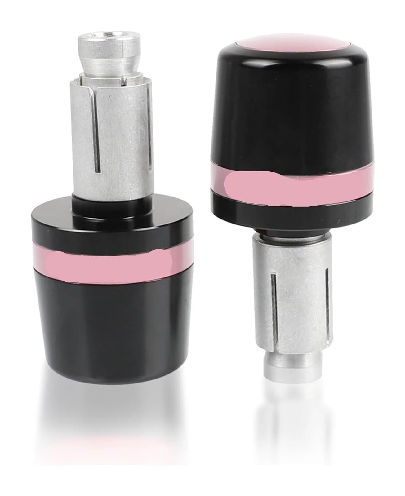 para VT750 VT 750 2004-2009 Accesorios para Motocicletas Puños De Manillar De 7/8" Y 22 Mm Extremos del Manillar Peso Motocicleta Extremos del Manillar(Rosa)