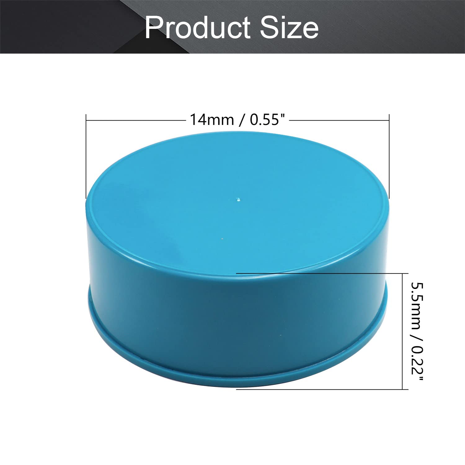 Othmro Laboratoryjne probówki stojak okrągły stojak na probówki do wirówki 5,5 cm x 14 cm 2 szt