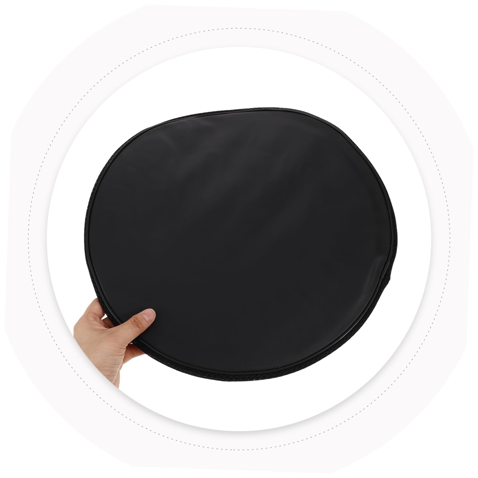 Levemolo Thickened Leather Drum Cover Noiseless Drum Kit Head Moistureproof Scratchproof Design