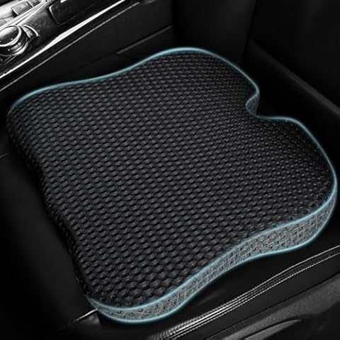 inaepeak Ergonomic Car Seat Cushion with Memory Foam Cover