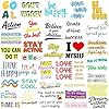 300PCS Cute Inspirational Stickers for Water Bottles, Motivational Stickers for Adults, Teens, Teachers, Vinyl Waterproof Laptop Sticker for Journaling Scrapbooking Vision Board Supplies #2