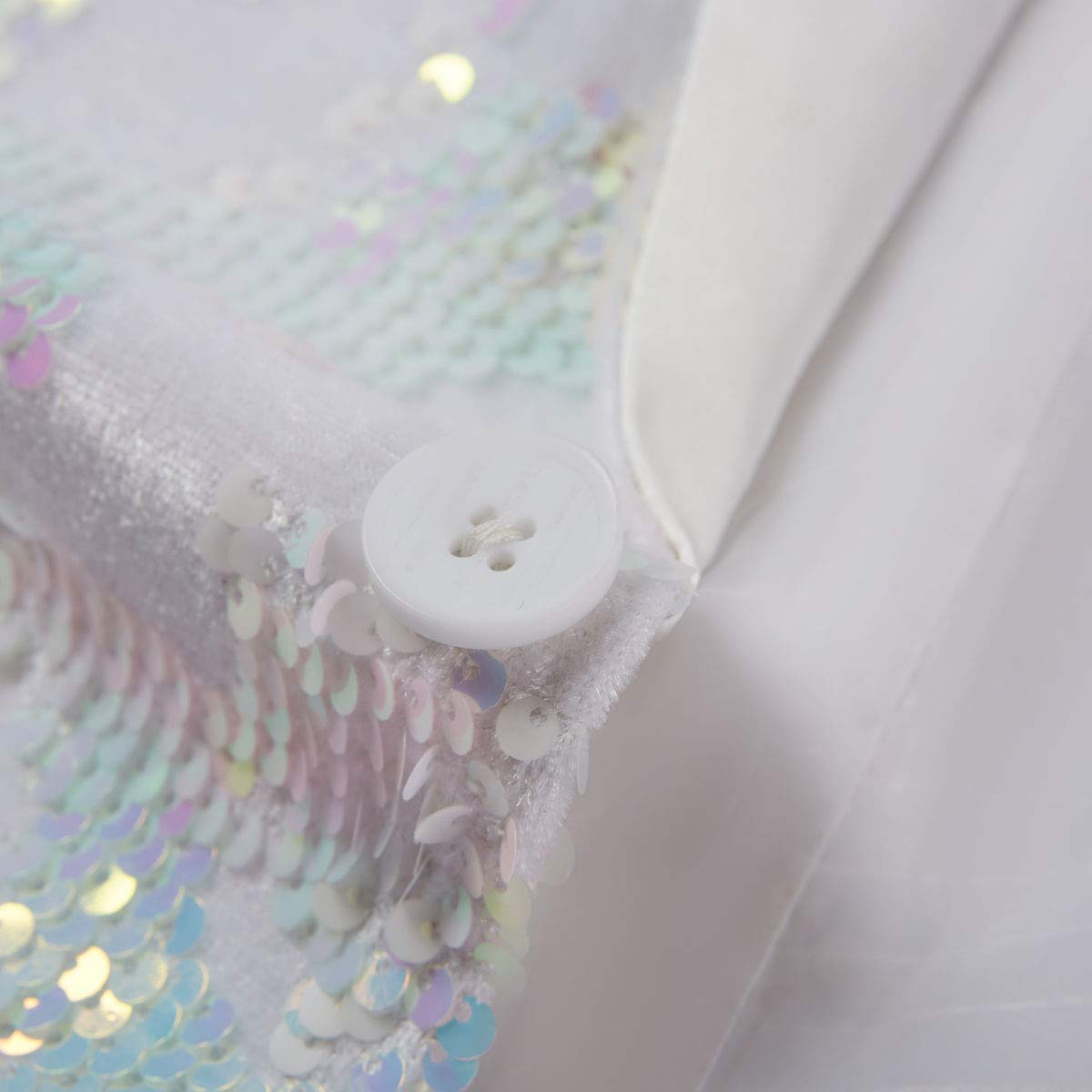 Uomini Moda Viola Colorato Velluto Lustrini Blazer