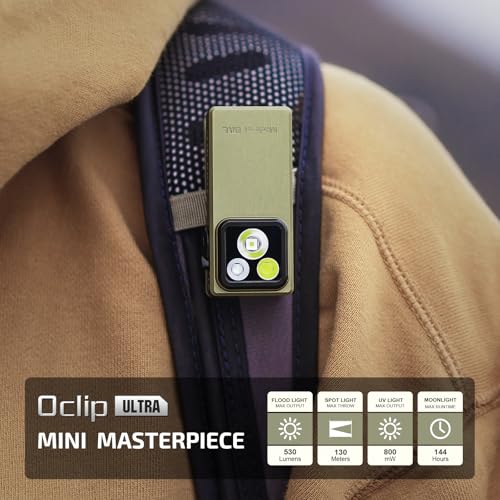 OLIGHT IMINI 2 EDC Rechargeable Keychain Flashlight Bundle Oclip Ultra EDC Flashlight Clip-on Light - image 8
