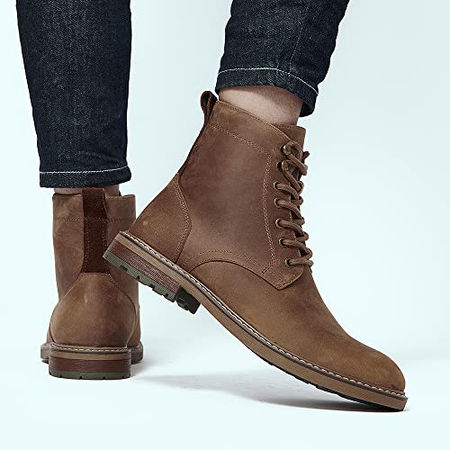 Image of Arkbird Men's Motocycle Combat Boots, Comfortable Stylish Lace Up Fashion Casual Boot For Men
