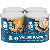 Gerber Lil Crunchies, Mild Cheddar & Veggie Dip, 8 Count