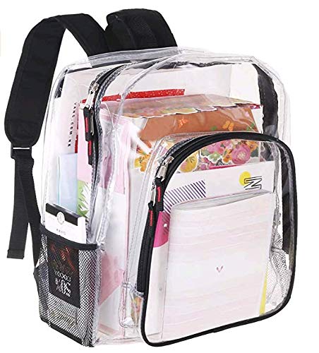 FomarisSee Through Transparent Clear Backpack