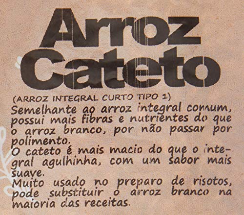 Arroz Integral Cateto Tipo 1 Grings 500g