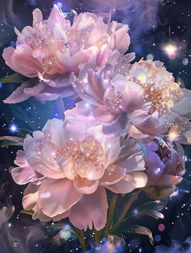 Peinture Diamant Soleil et Fleurs : Activité DIY Relaxante pour Grand Tableau